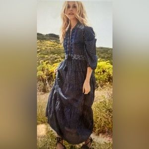 Doen Block Print Dress Size Small